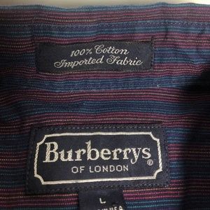Burberry Button Down Shirt Mens Size Large